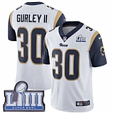 Youth Nike Rams 30 Todd Gurley II White 2019 Super Bowl LIII Vapor Untouchable Limited Jersey,baseball caps,new era cap wholesale,wholesale hats